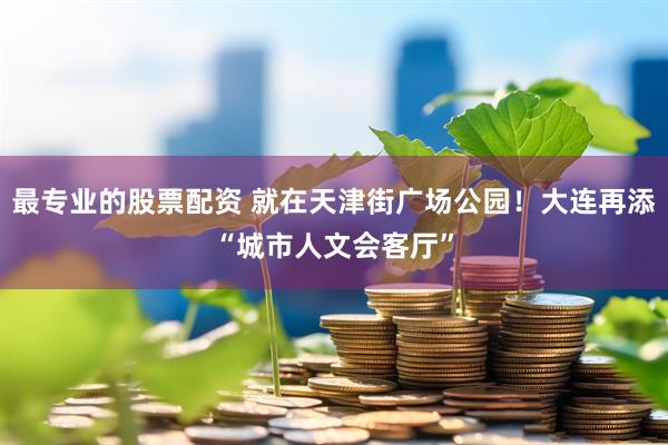 最专业的股票配资 就在天津街广场公园！大连再添“城市人文会客厅”